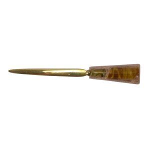 Haberkorn Original U.S.A.Tiger Eye Africa Letter Opener Vintage